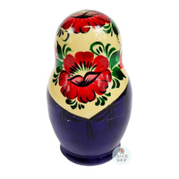Kirov Russian Dolls- White Scarf & Purple Dress 12cm (Set Of 6) image