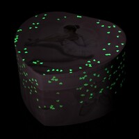 Pink Heart Glow In The Dark Ballerina Musical Jewellery Box (Tchaikovsky-Swan Lake) image