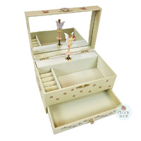Strawberry Fairy Glow In The Dark Dancing Fairy Musical Jewellery Box (Mozart- The Magic Flute) image