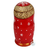 Woodburn Santa Russian Dolls- 18cm (Set Of 5) image