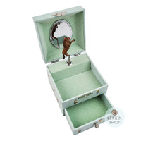 Boy On Rocking Horse Musical Jewellery Box With Dancing Horse (Schubert- Serenade) image