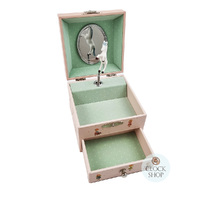 Children & Boat Musical Jewellery Box With Dancing Horse (Mozart- A Little Night Music) image