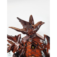 Bird & Squirrels 8 Day Mechanical Carved Cuckoo Clock 37cm By SCHNEIDER image