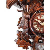 After The Hunt 8 Day Mechanical Carved Cuckoo Clock 37cm By SCHNEIDER image