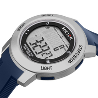 Digital EX37 Collection Blue and Silver Watch By SECTOR image