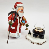 20cm Santa & Teddy German Incense Burner image