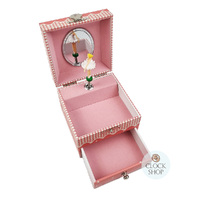 Pink Ballerina Glow In The Dark Musical Jewellery Box (Strauss- The Blue Danube) image