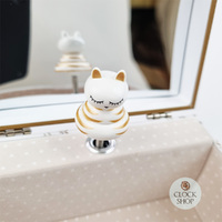 Cat in the Meadow Musical Jewellery Box (Vivaldi- Spring) image