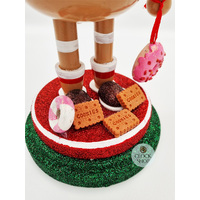 35cm Gingerbread Nutcracker Holding Candy image
