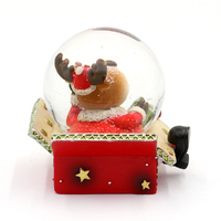 6.4cm Gift Box Figurine Snow Globe- Assorted Designs image