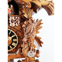 Eagle 8 Day Mechanical Carved Cuckoo Clock 51cm By HÖNES image