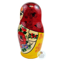 Kirov Russian Dolls- Red Scarf & Yellow Dress (Set Of 10) image