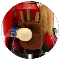 18cm Scotsman Nutcracker With Brown Hair image