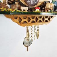 Forest Cabin Battery Chalet Kuckulino With Boy & Cow 18cm By TRENKLE image