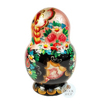 Floral Russian Dolls- Multi-Coloured 13cm (Set Of 10) image