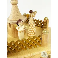38cm Two Tier Electric Nativity Christmas Pyramid By Richard Glässer image