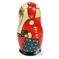 Santa Family Russian Dolls- 14cm (Set Of 5) image