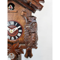 Goat & Marmot 1/4 Hour 1 Day Mechanical Carved Cuckoo Clock 28cm By TRENKLE image