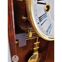 53cm Walnut 8 Day Mechanical Chiming Wall Clock By AMS image