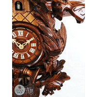 After The Hunt 8 Day Mechanical Carved Cuckoo Clock 59cm By SCHWER image