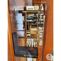 66cm Cherry 8 Day Mechanical Chiming Wall Clock By AMS image