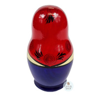 Kirov Russian Dolls- Red Scarf & Purple Dress 12cm (Set Of 6) image