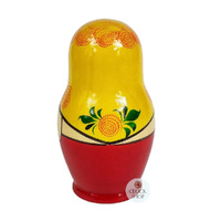 Kirov Russian Dolls- Yellow Scarf & Red Dress 12cm (Set Of 6) image