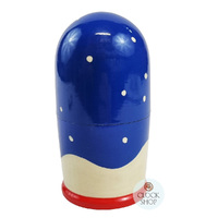 The Cat In The Hat Russian Dolls- Blue 11cm (Set Of 5) image