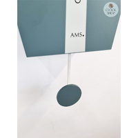 Grey & White Modern Battery Cuckoo Clock 39cm By AMS image