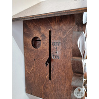 5 Leaf & Bird 8 Day Mechanical Carved Cuckoo Clock 35cm By TRENKLE image