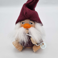 19cm Scented Dwarf German Incense Burner By Seiffener (Lavender) image