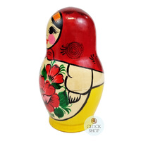 Kirov Russian Dolls- Red Scarf & Yellow Dress 12cm (Set Of 6) image