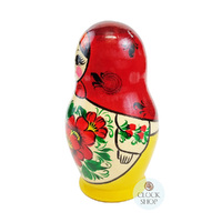 Kirov Russian Dolls- Red Scarf & Yellow Dress 15cm (Set Of 7) image