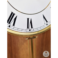 64cm Oak Battery Chiming Wall Clock By AMS image