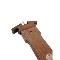 54cm Walnut Traditional Weather Station With Barometer Thermometer & Hygrometer By FISCHER image