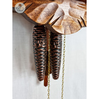 Wood Chopper 1 Day Mechanical Chalet Cuckoo Clock 27cm By ENGSTLER image