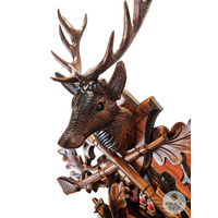 Before The Hunt 8 Day Mechanical Carved Cuckoo Clock With Dancers 75cm By SCHNEIDER image