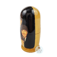 The Beatles Russian Dolls- Black & Gold 11cm (Set Of 5) image