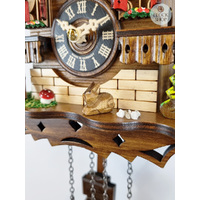 Rabbit & Trees Battery Chalet Cuckoo Clock 20cm By ENGSTLER image