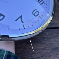 32cm Supervisor White Dial With Date Wall Clock By ACCTIM (Small Blemishes) image