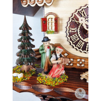 Musical Couple 8 Day Mechanical Chalet Cuckoo Clock 32cm By TRENKLE image