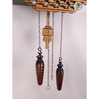 Beer Drinker & Maid Battery Chalet Cuckoo Clock 30cm By TRENKLE image