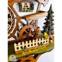 Farming Family Battery Chalet Cuckoo Clock 26cm By TRENKLE image