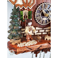 Erzgebirge Figurines Battery Chalet Cuckoo Clock 29cm By TRENKLE image