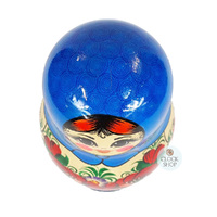 Kirov Russian Dolls- Blue Scarf & Purple Dress 26cm (Set Of 10) image