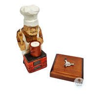 21cm Hand Carved Baker German Incense Burner By Master Carver image