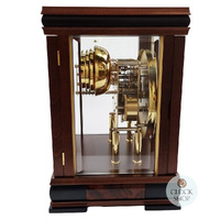 30cm Walnut Mechanical Table Clock With Westminster Chime By HERMLE image
