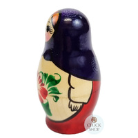 Kirov Russian Dolls- Purple Scarf & Red Dress 7cm (Set Of 3) image