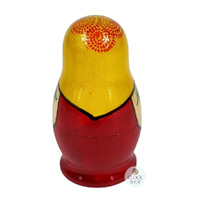 Kirov Russian Dolls- Yellow Scarf & Red Dress 7cm (Set Of 3) image