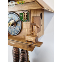 House with Water Trough 1 Day Mechanical Chalet Cuckoo Clock 16cm By ENGSTLER image